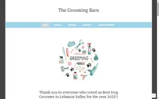 The Grooming Barn LLC of Merrick website