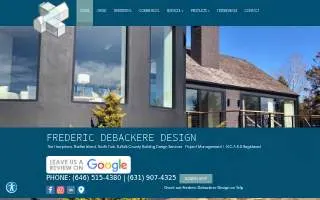 Frederic Debackere Design website