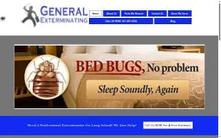 General Exterminating of Middle Island website