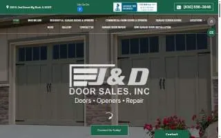 JD Garage Doors of Middle Island website