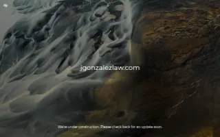 Law Office of John Gonzalez website