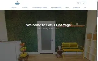 Lotus Hot Yoga of Middle Island website