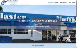 Master Muffler & Brakes website