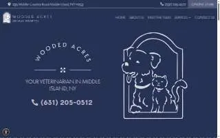Wooded Acres Animal Hospital website