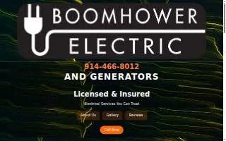 Boomhower Electric LLC website