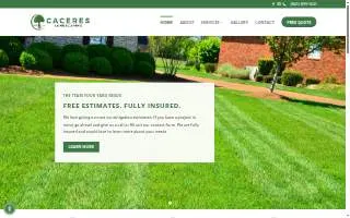 Caceres Landscaping LLC website
