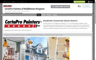 CertaPro Painters of Middletown-Kingston website