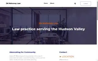 JM Mahoney Law PLLC website