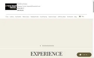 next level tents website