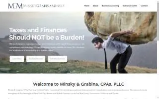 Minsky & Grabina Cpa's Pllc website