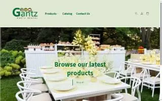 Gantz Party Rental website