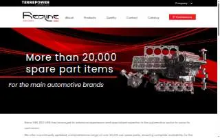 Redline auto spa website