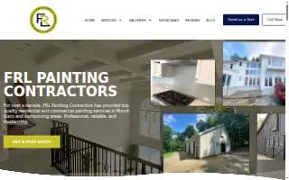 FRL Painting Contractors website