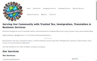 Hispanos Unidos website