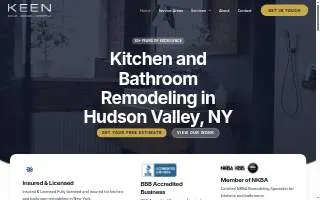 Keen Improvements website