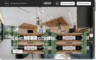 Leicht Westchester German Kitchen Showroom website