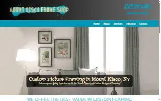 Mount Kisco Frame Shop website