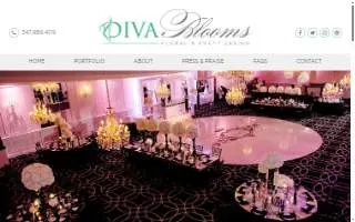 Diva Blooms website