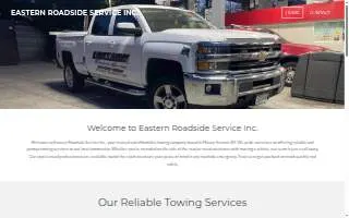Eastern roadside service website