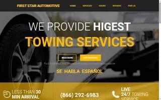 First Star Automotive - Mount Vernon website