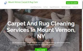 Mount Vernon Rug Care website