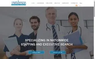 The Vernon Staffing Group website