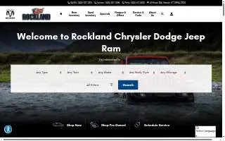 Rockland Chrysler Dodge Jeep Ram of Nanuet website