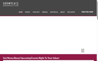 Showplace Flooring website