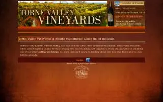 Torne Valley Vineyard of Nanuet website