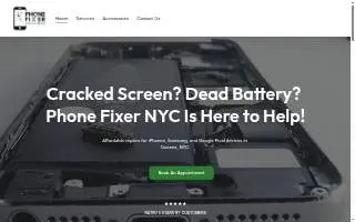 Phone fix of New City website