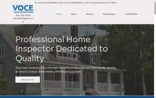 Voce Home Inspections of Clarkstown website