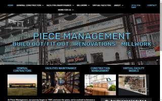 Piece Management Inc. Commercial General Contractors, Facilities Maintenance & Custom Millwork