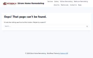 Strom Home Remodeling