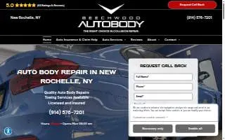 Beechwood Auto Body website