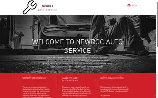 NewRoc Auto Service website