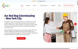 Ace Bedbug Exterminating NYC website