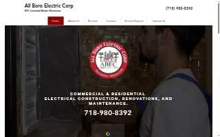 All Boro Electric Corp website