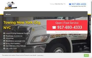 All Magic Towing website