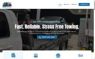 Big City Towing Service Inc website