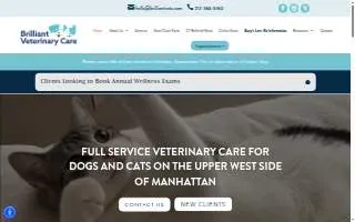 Brilliant Veterinary Care website