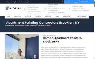 Brooklyn Painters - AV Color Inc. website