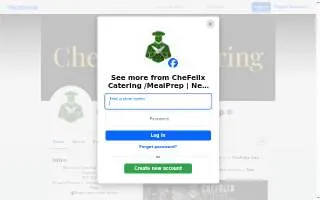 CheFelix Catering website