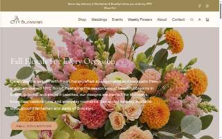 City Blossoms (Florist) website
