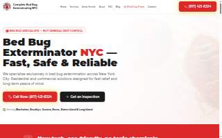 Complete Bed Bug Exterminating NYC
