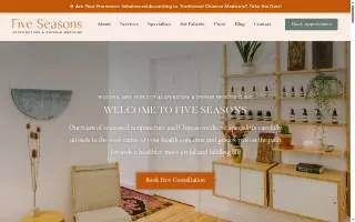 Five Seasons Healing website