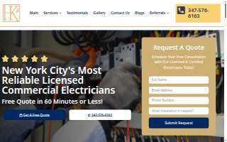HK Electric Inc - Licensed Electrician NYC