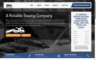 Hook & Go Towing service of New York website