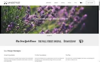 Landstylist: Landscape Design website
