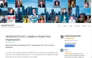 Linkedin Headshots NYC website