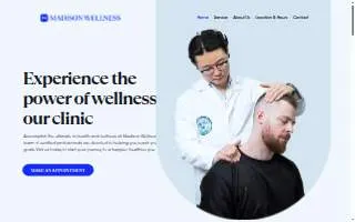 Madison Wellness NYC - Midtown website